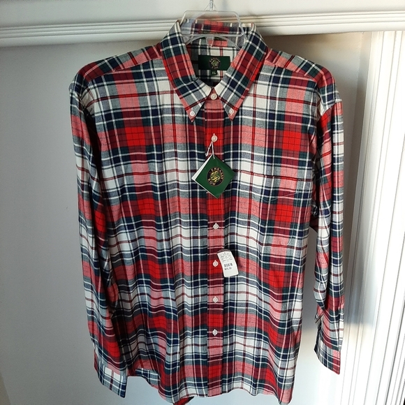 EMBASSY ROW COTTON PLAID SHIRT - Picture 2 of 12